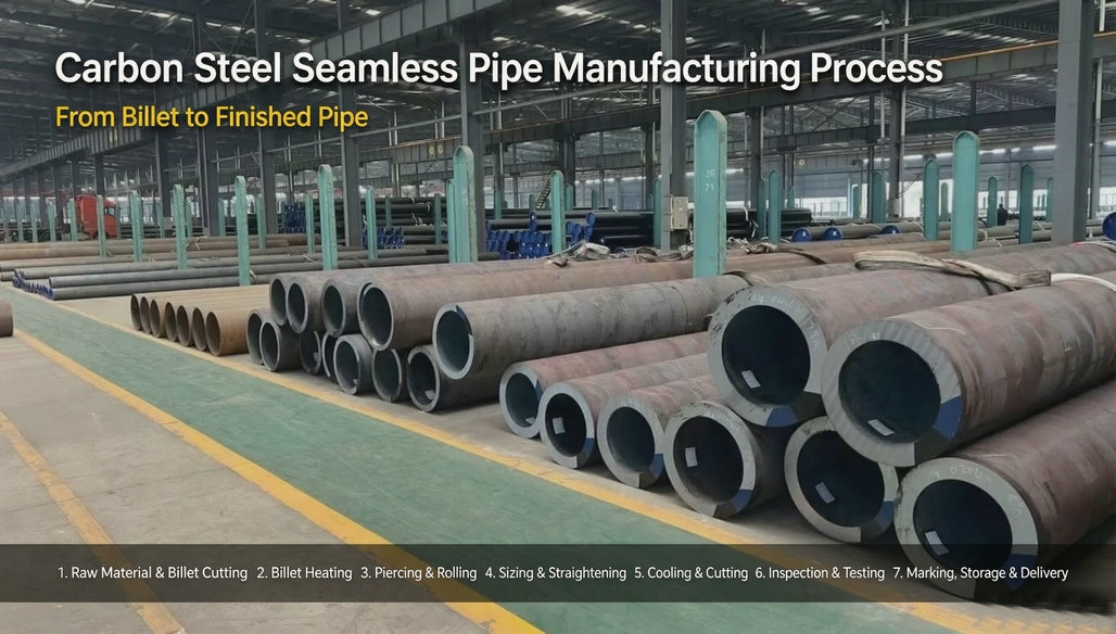 Carbon Steel Seamless Pipe Manufacturing: A Complete Process Guide from Hot Rolling to Cold Drawing Carbon Steel Seamless Pipe Manufacturing: A Complete Process Guide from Hot Rolling to Cold Drawing
