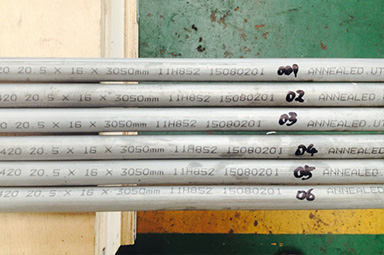 Israel Order of Seamless Stainless Steel Tubes A268 TP420