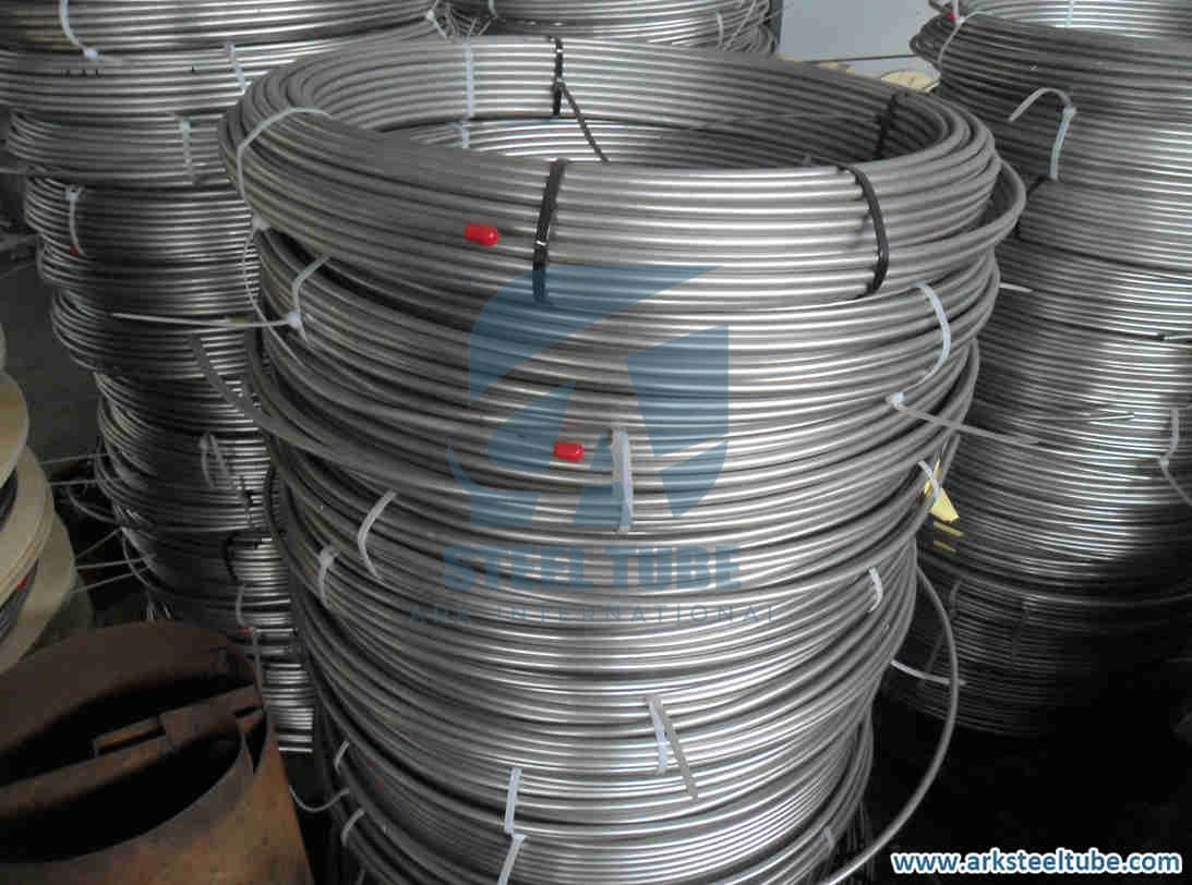 316L/304L ASTM A269/ASME SA269 Stainless Steel Coiled Tubing
