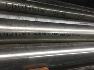 Super Alloy Incoloy Alloy 800H UNS N08810 Nickel Steel Tube