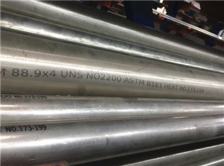 Nickel 200 Nickel 201 Seamless Alloy Tubes Nickel Pipe