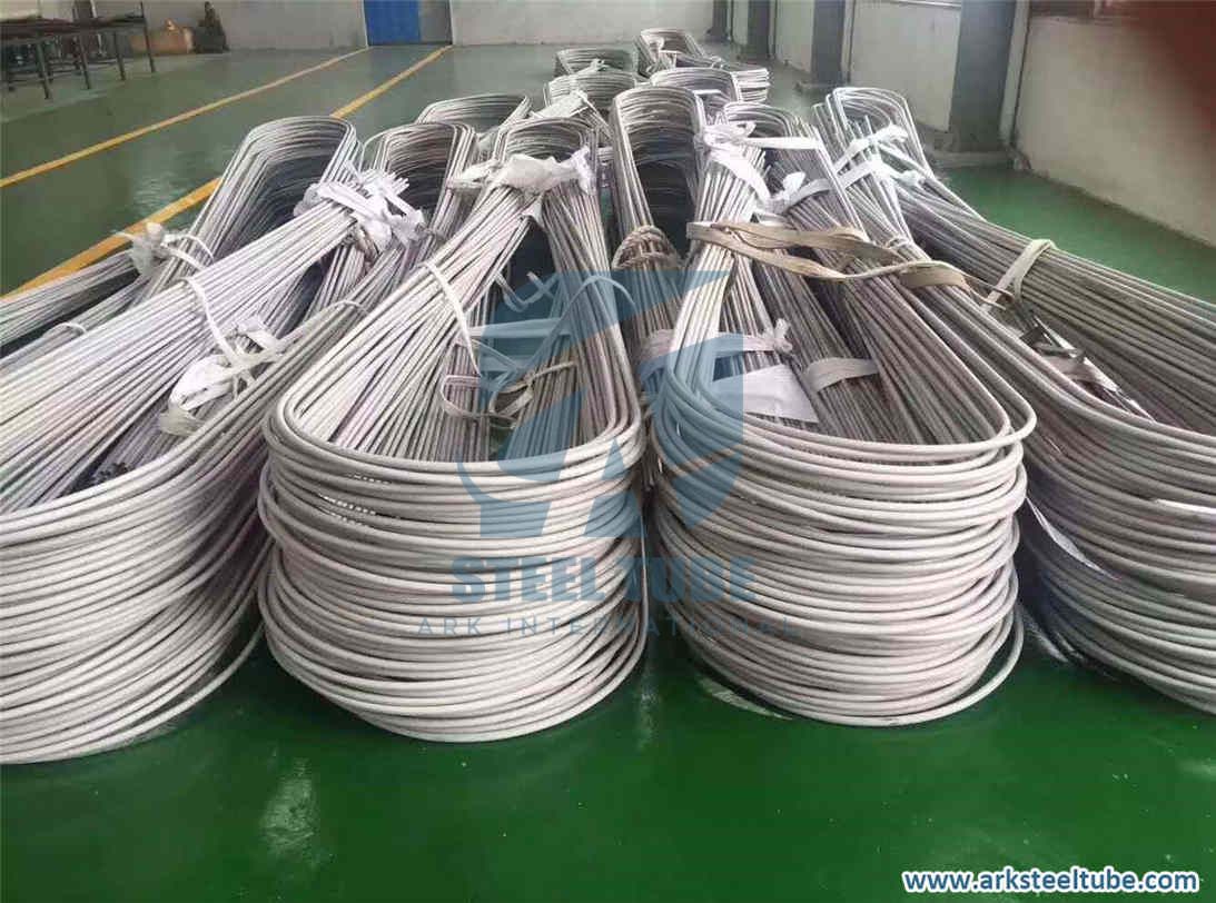 A269 SA213 TP304 TP316 Cold Drawn Stainless Steel U Bend Pipe For Heat Exchanger Boiler