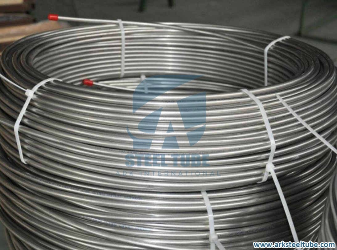 ASTM A269 304 316L Round Stainless Steel Coil Tube for Gas and Liquid Transmission Pipeline